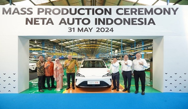 NETA Indonesia เริ่มการผลิต NETA V-II อย่างเป็นทางการ